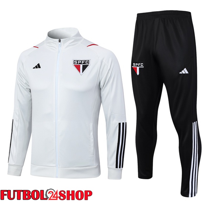 Chaqueta Chandal Sao Paulo FC Blanco 2023/2024
