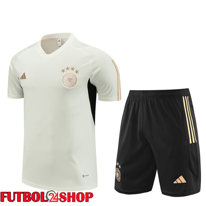Camiseta Entrenamiento Alemania + Pantaloncini Blanco 2023/2024
