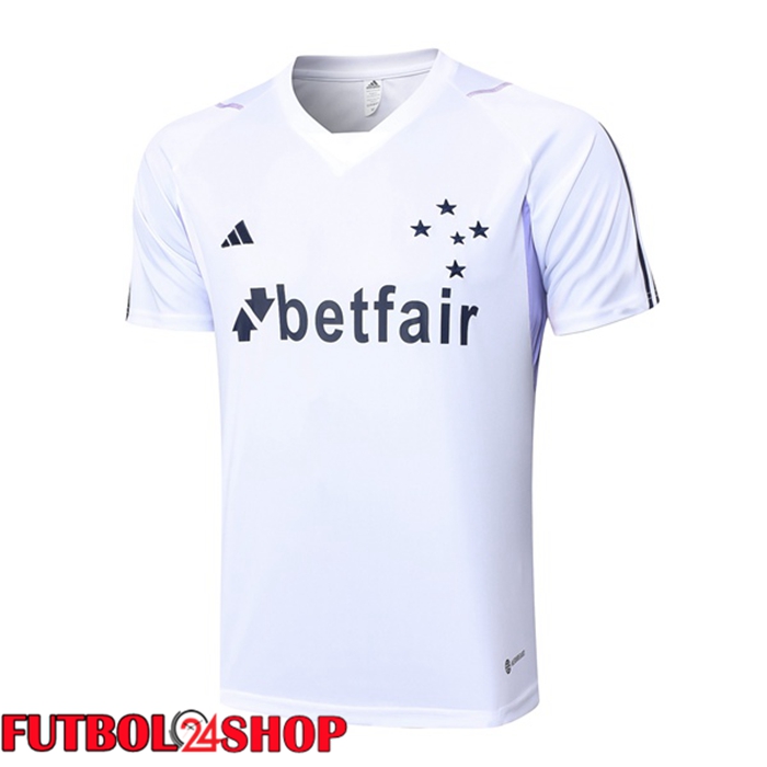 Camiseta Entrenamiento Cruzeiro EC Blanco 2023/2024