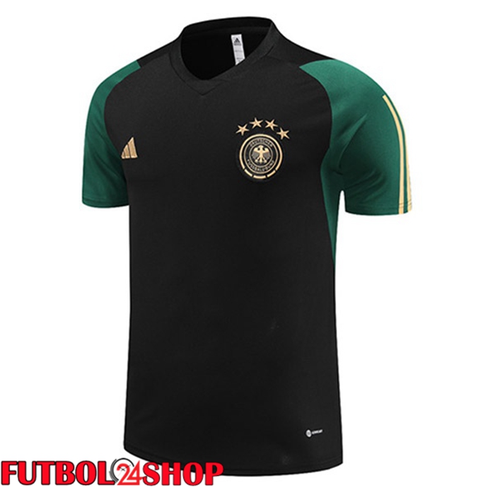 Camiseta Entrenamiento Alemania Negro 2023/2024