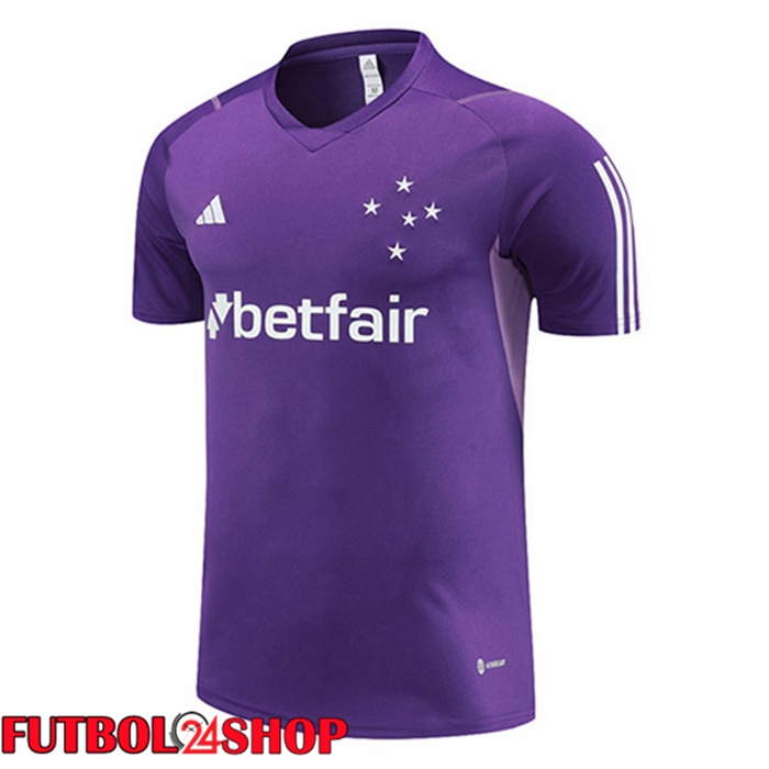Camiseta Entrenamiento Cruzeiro EC Púrpura 2023/2024