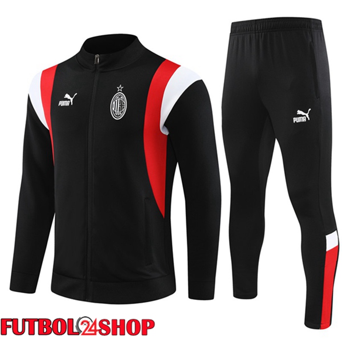 Chaqueta Chandal AC Milan Negro 2023/2024