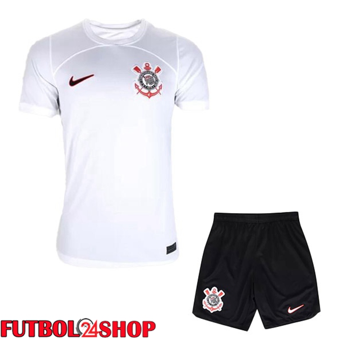 Camiseta Corinthians Ninos Primera Blanco 2023/2024