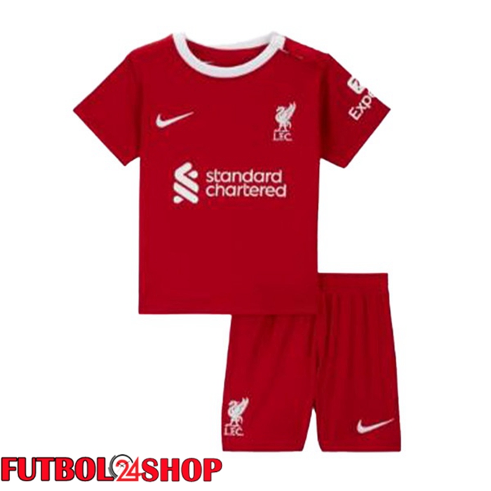 Camiseta FC Liverpool Ninos Primera Rojo 2023/2024