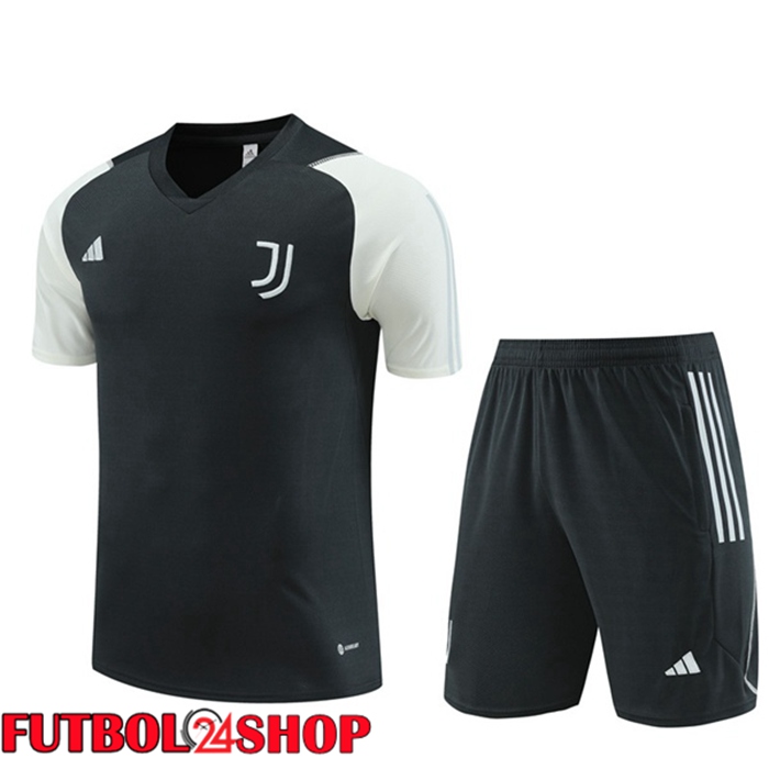 Camiseta Entrenamiento Juventus + Cortos Gris 2023/2024