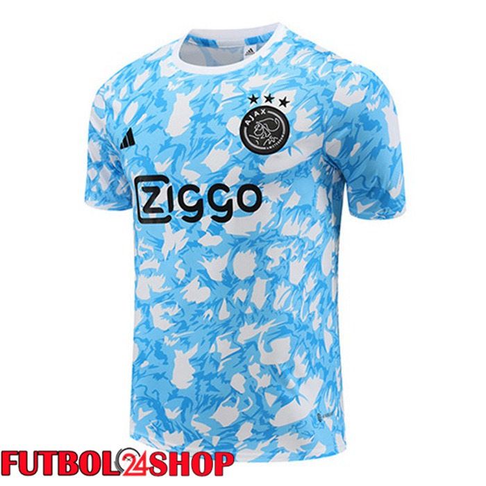 Camiseta Entrenamiento AFC Ajax Azul Blanco 2023/2024