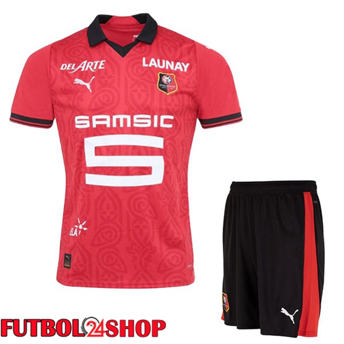 Camisetas De Futbol Stade Rennais Ninos Primera Rojo 2023/2024