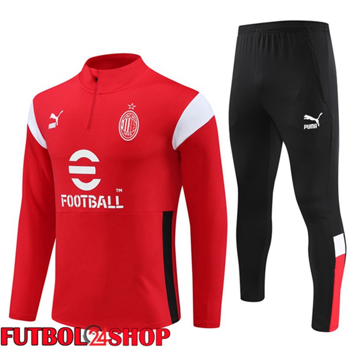 Chandal Equipos De Futbol AC Milan Rojo 2023/2024