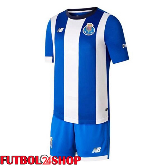 Camisetas De Futbol FC Porto Ninos Primera Azul Blanco 2023/2024