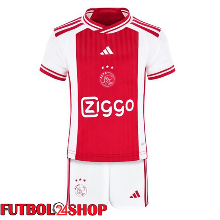 Camiseta AFC Ajax Ninos Primera Rojo Blanco 2023/2024