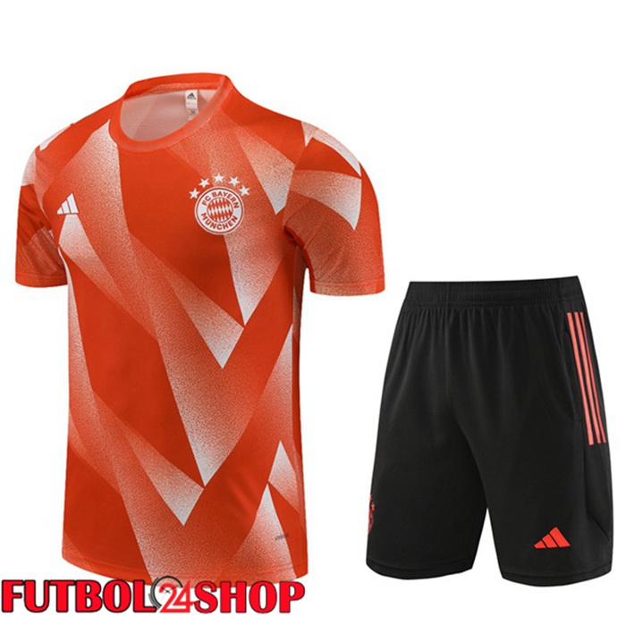 Camiseta Entrenamiento Bayern Munich + Cortos Naranja 2023/2024