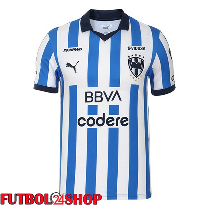 Camiseta CF Monterrey Primera Azul Blanco 2023/2024