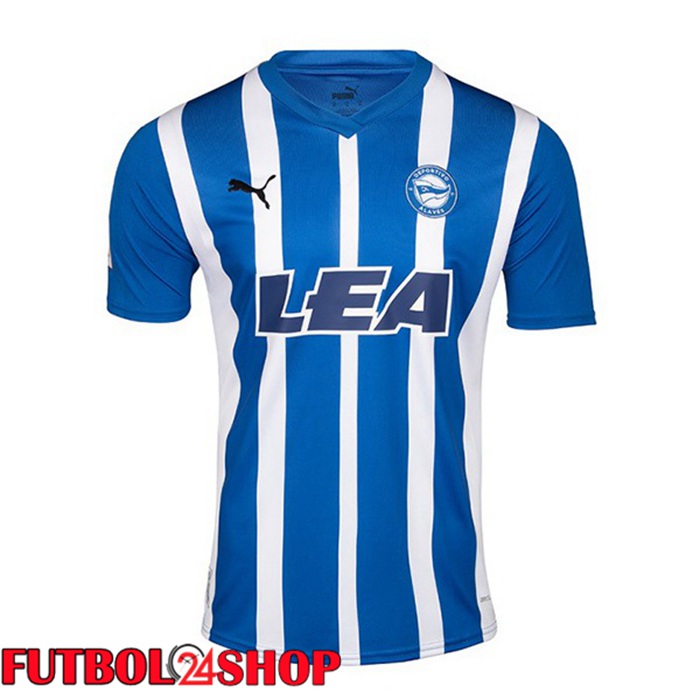 Camiseta Deportivo Alaves Primera Azul Blanco 2023/2024
