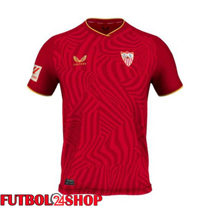Camiseta Sevilla FC Segunda Rojo 2023/2024