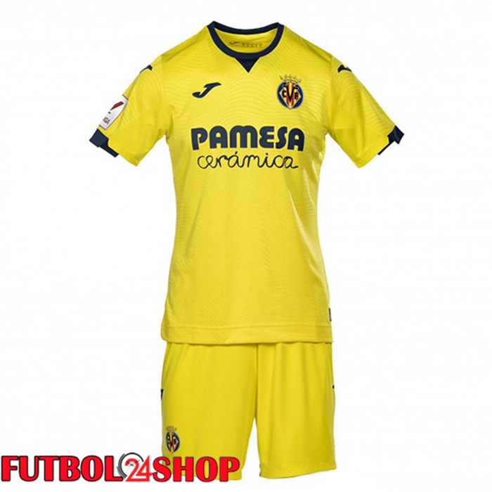 Camiseta Villarreal Ninos Primera Amarillo 2023/2024