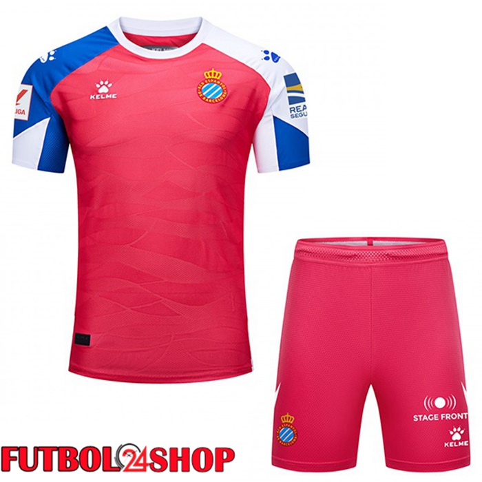 Camiseta RCD Espanyol Ninos Segunda Rosado 2023/2024