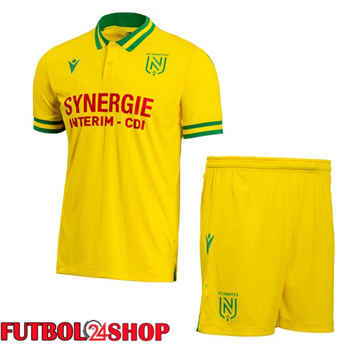 Camiseta FC Nantes Ninos Primera Amarillo 2023/2024