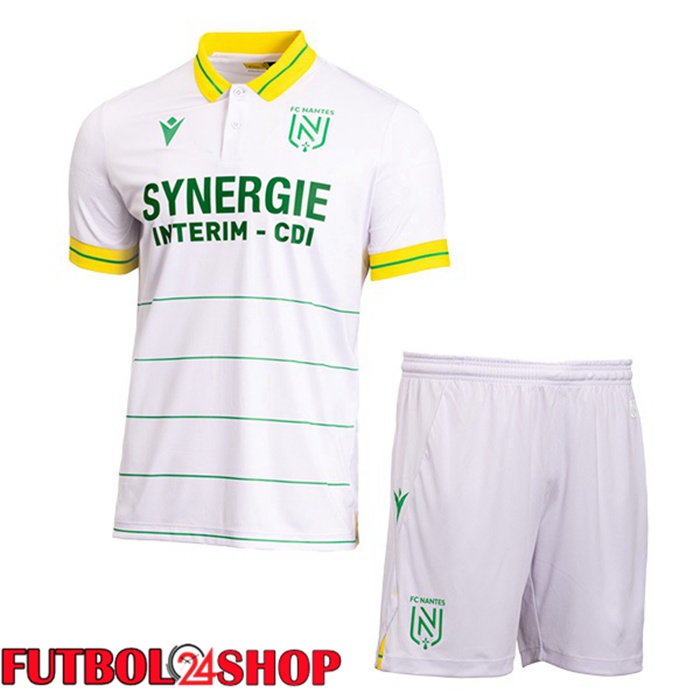 Camiseta FC Nantes Ninos Segunda Blanco 2023/2024