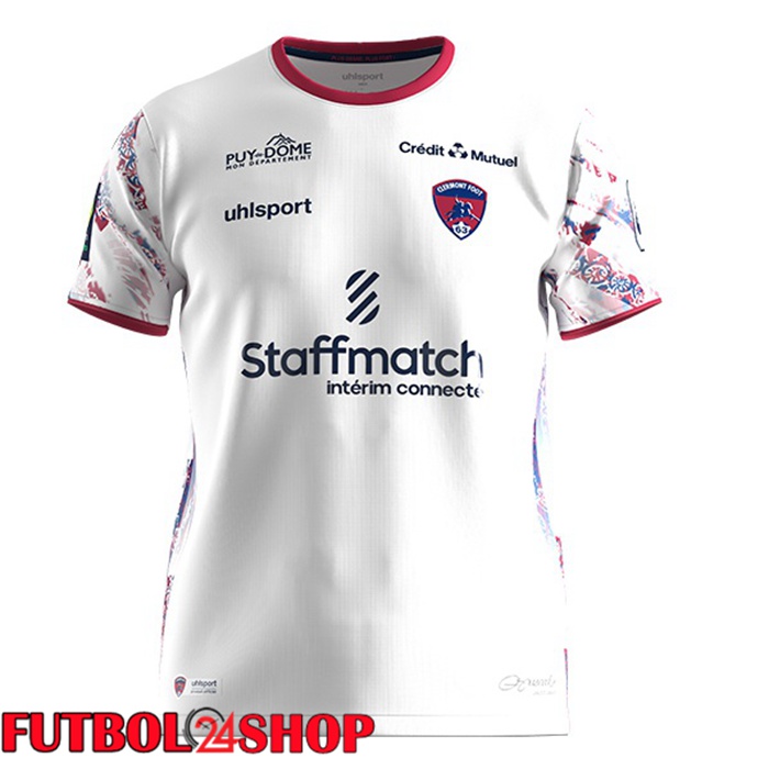 Camiseta Clermont Foot 63 Segunda Blanco 2023/2024