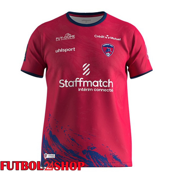 Camiseta Clermont Foot 63 Primera Rojo 2023/2024