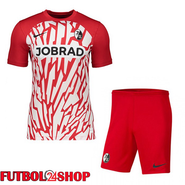 Camiseta SC Fribourg Ninos Primera Rojo 2023/2024