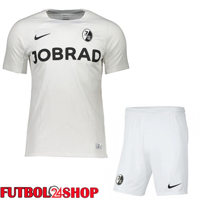 Camiseta SC Fribourg Ninos Tercera Blanco 2023/2024