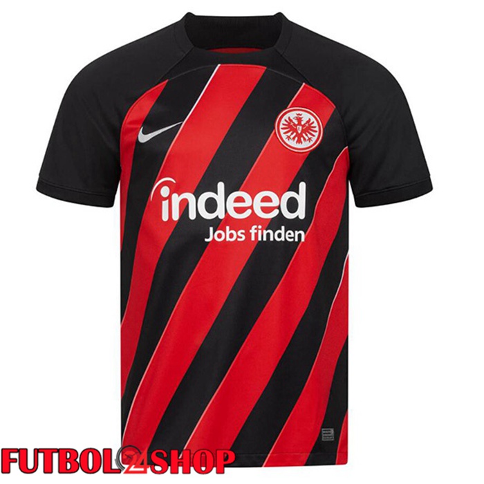 Camiseta Eintracht Frankfurt Primera Negro Rojo 2023/2024