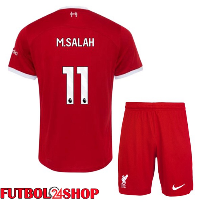 Camiseta FC Liverpool (M.SALAH 11) Ninos Primera Rojo 2023/2024