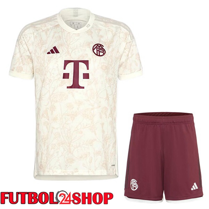 Camiseta Bayern Munich Ninos Tercera Amarillo 2023/2024