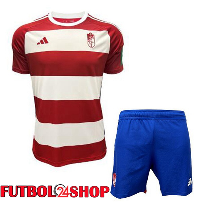 Camiseta Granada CF Ninos Primera Rojo 2023/2024