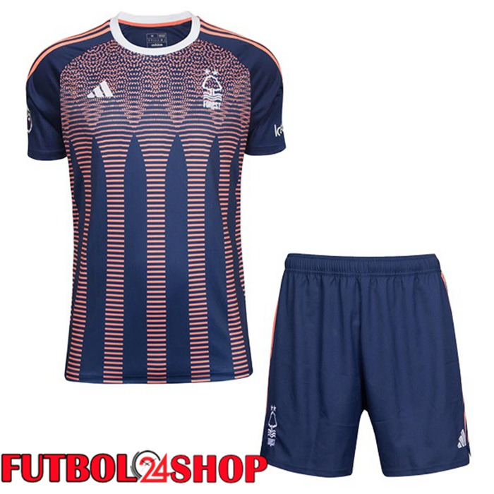 Camiseta Nottingham Forest Ninos Tercera Púrpura 2023/2024