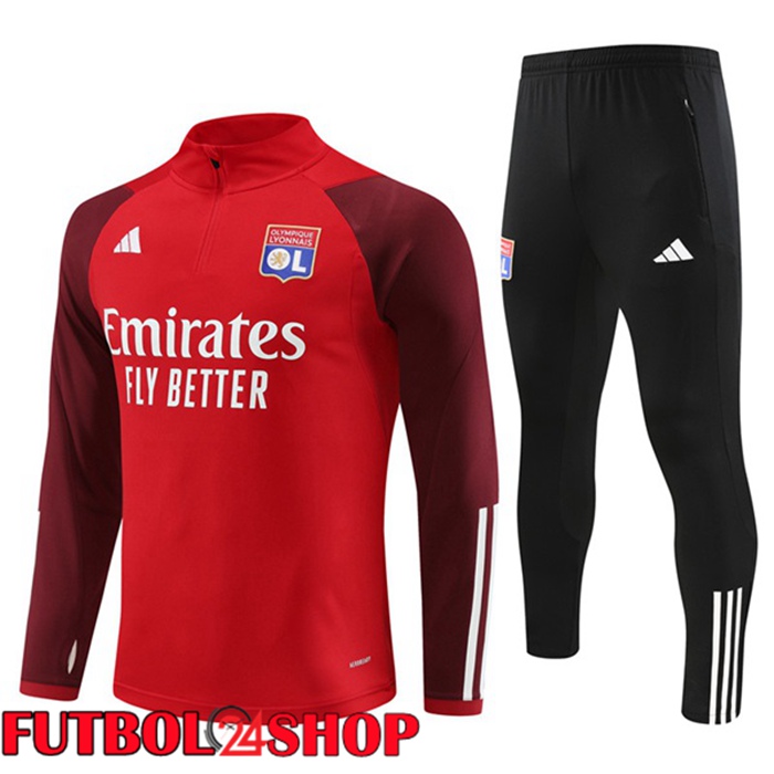 Chandal Equipos De Futbol Lyon OL Rojo 2023/2024