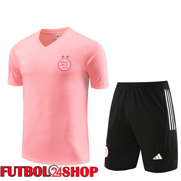 Camiseta Entrenamiento Argelia + Cortos Rosado 2023/2024