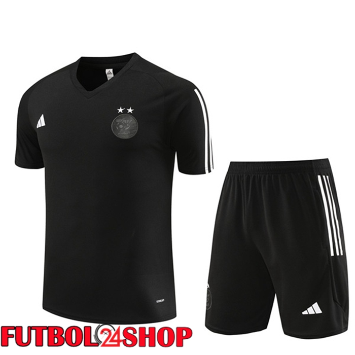 Camiseta Entrenamiento Argelia + Cortos Negro 2023/2024