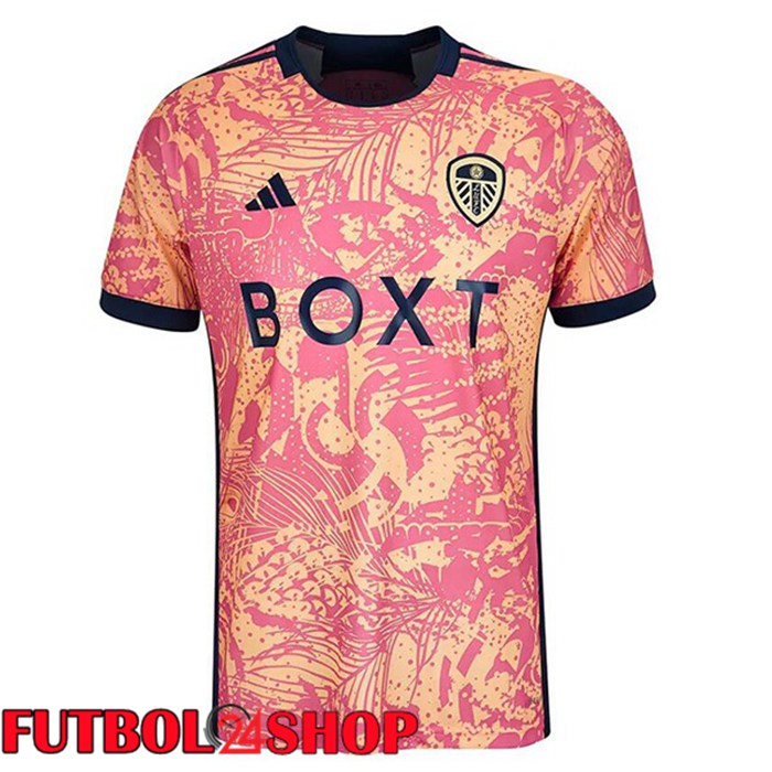 Camiseta Leeds United Tercera Rosado 2023/2024