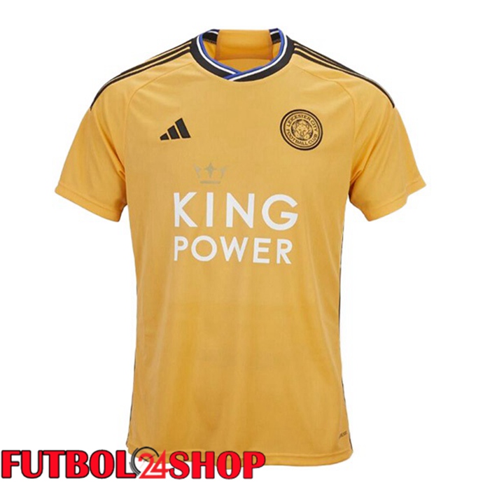 Camiseta Leicester City Tercera Amarillo 2023/2024