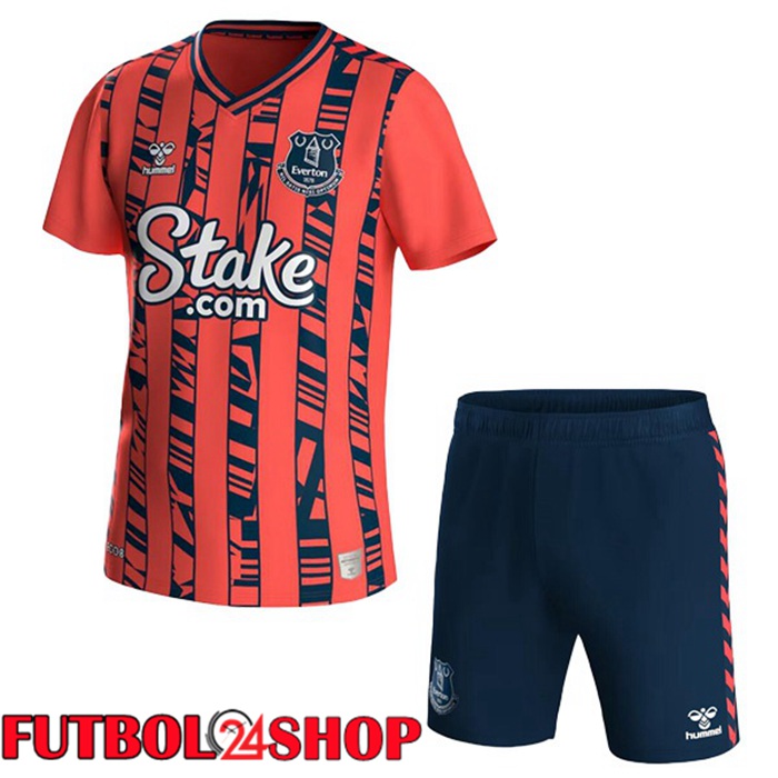 Camiseta Everton Ninos Segunda Rojo 2023/2024