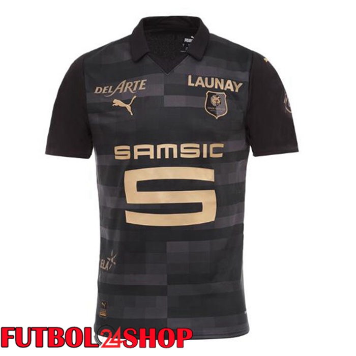 Camiseta Stade Rennais Tercera Negro 2023/2024