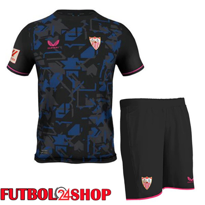Camiseta Sevilla FC Ninos Tercera Azul 2023/2024
