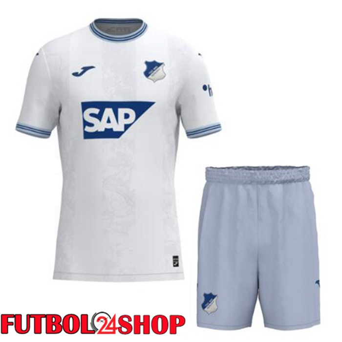 Camiseta TSG Hoffenheim Ninos Segunda Blanco 2023/2024