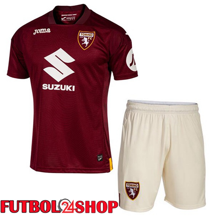 Camiseta Torino FC Ninos Primera Rojo 2023/2024