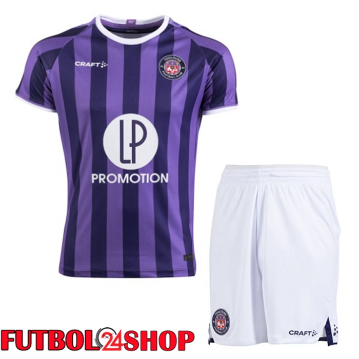 Camiseta Toulouse Ninos Segunda Púrpura 2023/2024