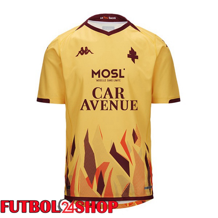 Camiseta FC Metz Segunda Amarillo 2023/2024