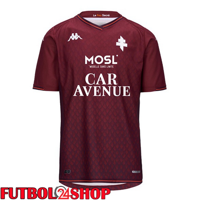 Camiseta FC Metz Primera Rojo 2023/2024