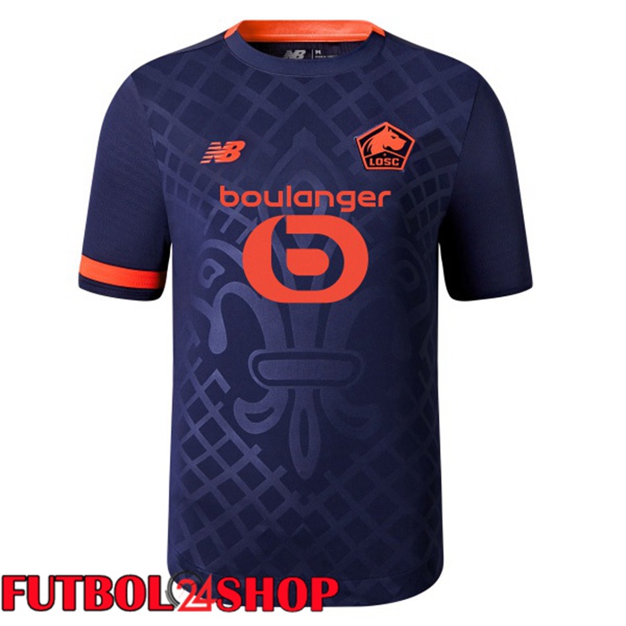 Camiseta Lille OSC Tercera Negro 2023/2024