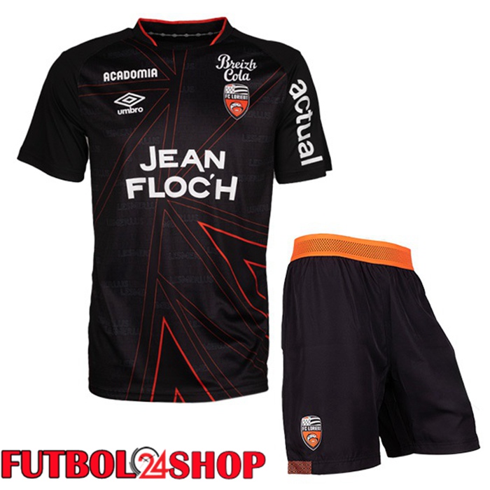 Camiseta FC Lorient Ninos Segunda Negro 2023/2024
