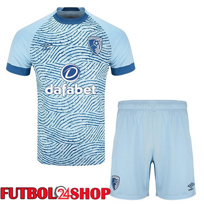 Camiseta AFC Bournemouth Ninos Segunda Azul 2023/2024