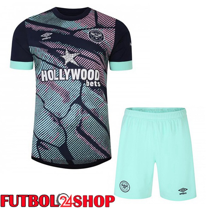 Camiseta Brentford FC Ninos Primera Azul 2023/2024