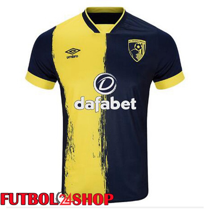 Camiseta AFC Bournemouth Tercera Amarillo Azul 2023/2024