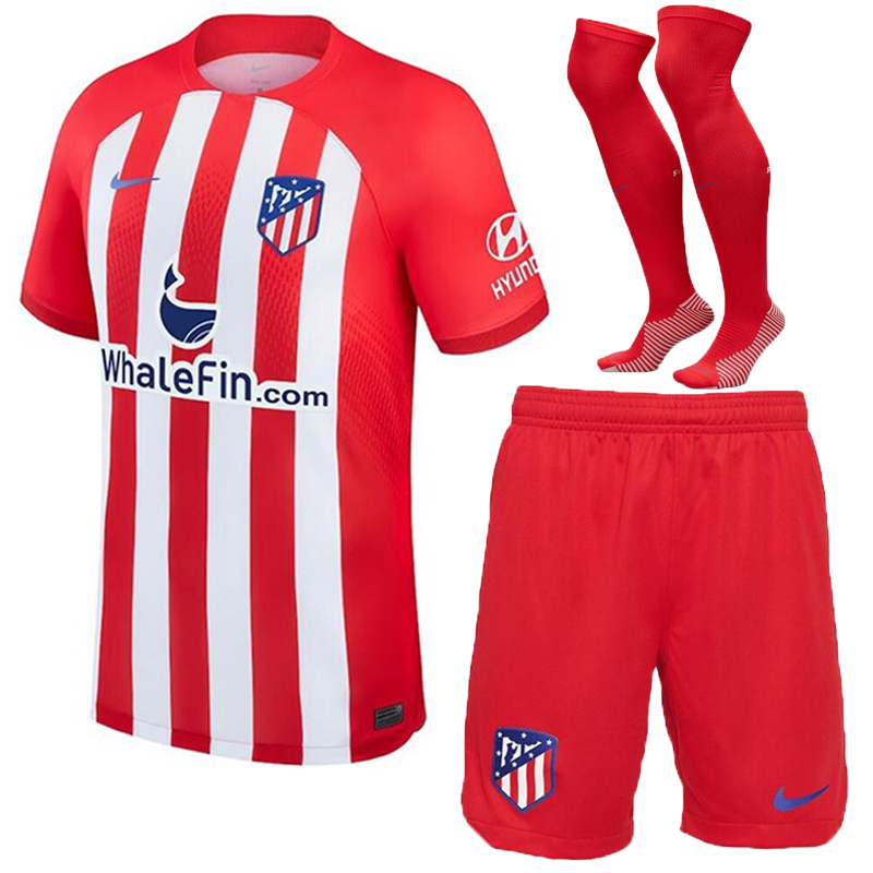 Camiseta Atletico Madrid Primera (Cortos + Calcetines) 2023/2024